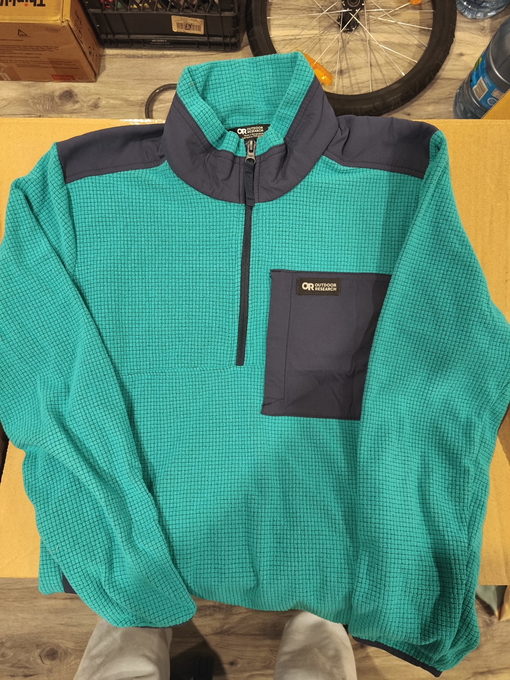 Outdoor research Trail Mix Quarter Zip Pullover Jacket - Men's S
